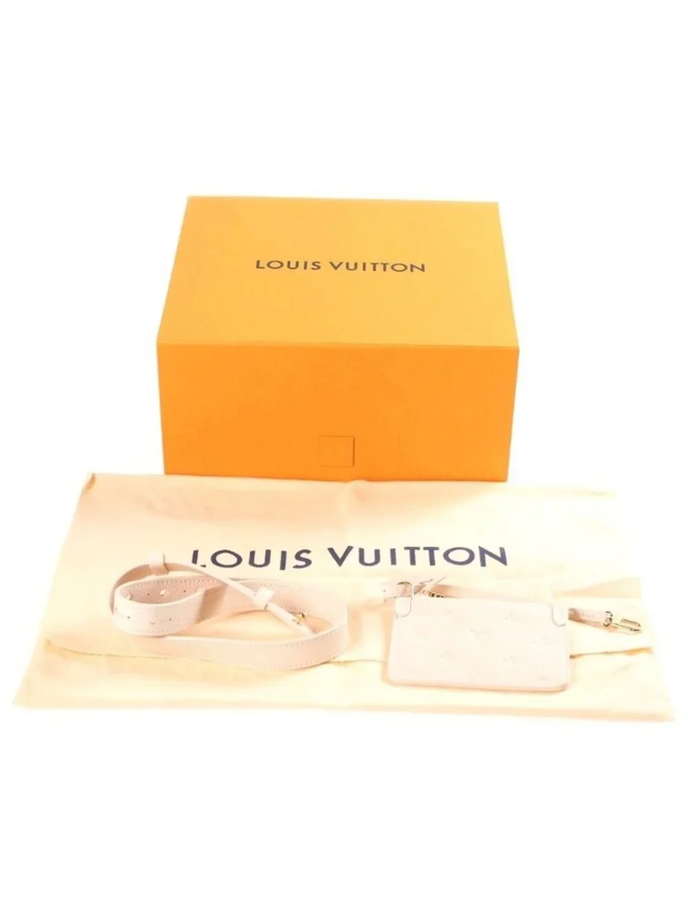 Louis Vuitton Monogram Empreinte All in BB 2-Way Shoulder Bag Ivory Leather Gold
